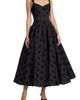 Mac Duggal Mac Duggal Sleeveless Polka Dot Belted Midi Dress - 1