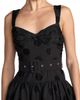 Mac Duggal Mac Duggal Sleeveless Polka Dot Belted Midi Dress - 3
