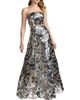 Mac Duggal Mac Duggal Strapless Beaded Scallop Mirrored Ballgown - 1