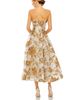 Mac Duggal Mac Duggal Strapless Brocade Pockets Detail Midi Dress - 3