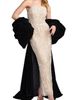 Mac Duggal Mac Duggal Strapless Embellished Dress With Velvet Bow - 1