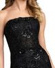 Mac Duggal Mac Duggal Strapless Embellished Mermaid Gown With 3D Floral Hem - 3