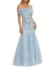 Mac Duggal Mac Duggal Strapless Feather Embellished Mermaid Gown - 1