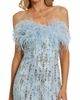 Mac Duggal Mac Duggal Strapless Feather Embellished Mermaid Gown - 3