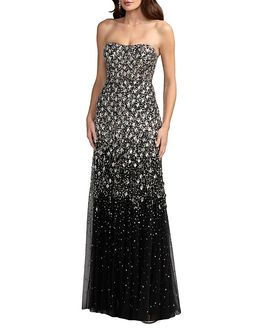 Mac Duggal Mac Duggal Strapless Sweetheart Embellished A-Line Gown