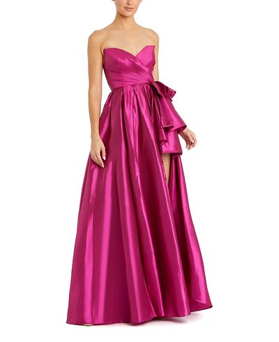Mac Duggal Mac Duggal Strapless Taffeta Gown with Ruffle Detail