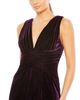 Mac Duggal Mac Duggal Velvet Pleated Sleeveless Jersey Gown - 3