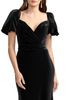 Mac Duggal Mac Duggal Velvet Puff Sleeve Mermaid Gown - 2