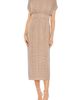 Mac Duggal Mac Duggal Women's Beaded Cap Sleeve Column Midi Dress - 1