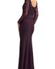 Mac Duggal Mac Duggal Women's Embellished Mesh Long Sleeve Column Gown - 2