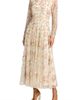 Mac Duggal Mac Duggal Women’s Floral Beaded Long Sleeve A-Line Maxi Dress - 1