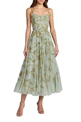 Mac Duggal Mac Duggal Women’s Sequin Embellished A-Line Midi Dress