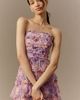 Mac Duggal Strapless Mesh Midi Dress - 3