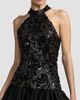 Mac Duggal Women's Beaded Lace Halterneck Bubble Hem Mini Dress - 4