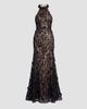 Mac Duggal Women's Beaded Lace Sleeveless Mermaid Gown - 7