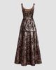 Mac Duggal Women's Brocade Overskirt Floor-Length Gown - 5