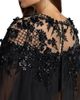 Mac Duggal Women's Chiffon Floral Embellished Cape Gown - 3