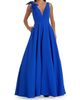 Mac Duggal Women's Crepe Sleeveless V-Neck Gown - 4