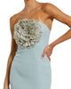 Mac Duggal Women's Crêpe 3D Rhinestone Flower Strapless Gown - 3