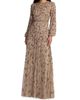 Mac Duggal Women's Embellished Blouson Sleeve Tulle Gown - 4