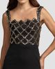 Mac Duggal Women's Embellished Grid Bustier Gown - 4