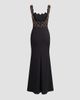 Mac Duggal Women's Embellished Grid Bustier Gown - 6