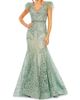 Mac Duggal Women's Embellished Lace Trumpet Gown - 4