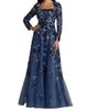Mac Duggal Women's Embroidered Beaded Mesh Gown - 1