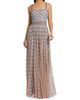Mac Duggal Women's Embroidered Mesh A-Line Gown - 4
