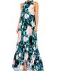 Mac Duggal Women's Evening Floral Charmeuse Maxi Dress - 4