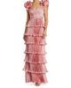 Mac Duggal Women's Evening Pleated Charmeuse Tiered Gown - 4