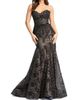 Mac Duggal Women's Evening Sequined Lace Strapless Gown - 4