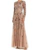 Mac Duggal Women's Floral-Embellished Mesh A-Line Gown - 4