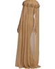 Mac Duggal Women's Floral Beaded Mesh Cape Gown - 2