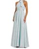 Mac Duggal Women's Floral Brocade Halterneck Gown - 1