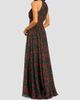 Mac Duggal Women's Floral Chiffon High Neck Gown - 2