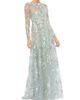 Mac Duggal Women's Floral Embroidered Illusion Gown - 4