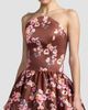 Mac Duggal Women's Floral Satin Drop Waist Midi Dress - 3