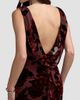 Mac Duggal Women's Floral Velvet Burnout Cowlback Gown - 6