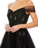 Mac Duggal Women's Imitation Pearl-Embellished Off-The-Shoulder Cocktail Dress - 3