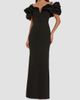 Mac Duggal Women's Off-The-Shoulder Puff-Sleeve Crepe Gown - 1