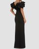 Mac Duggal Women's Off-The-Shoulder Puff-Sleeve Crepe Gown - 2