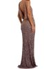 Mac Duggal Women's Ombré Sequin Mesh Open-Back Gown - 2