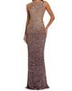 Mac Duggal Women's Ombré Sequin Mesh Open-Back Gown - 4