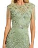 Mac Duggal Women's Petite Embellished Fringe Column Gown - 3
