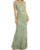 Mac Duggal Women's Petite Embellished Fringe Column Gown - 4