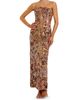 Mac Duggal Women's Petite Sequined Floral Strapless Cocktail Maxi Dress - 1