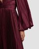 Mac Duggal Women's Pleated Charmeuse Deep V-Neck Gown - 5