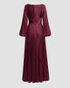 Mac Duggal Women's Pleated Charmeuse Deep V-Neck Gown - 6