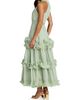 Mac Duggal Women's Pleated Chiffon Tiered Midi-Dress - 2